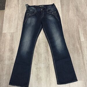 NWT Women's Silver Dark Blue Jeans